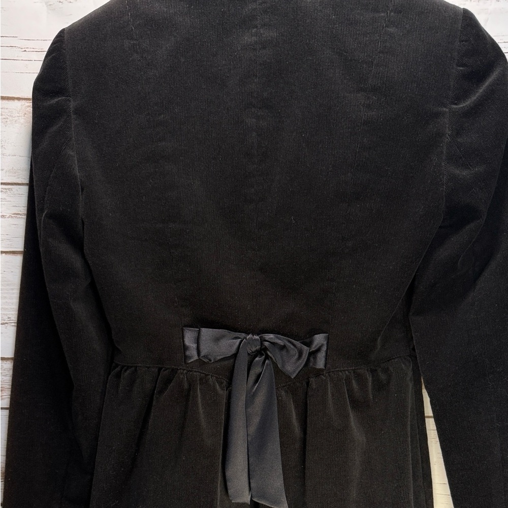 ANTONIO MELANI Jacket Blazer Classic Black Soft Corduroy Velvet  Vintage Y2K - Picture 7 of 9
